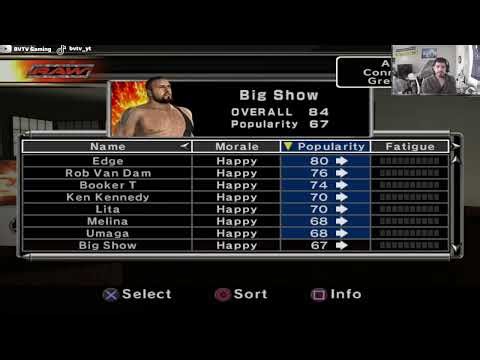WWE SVR 07 RAW GM Mode Ep1 "The Draft"