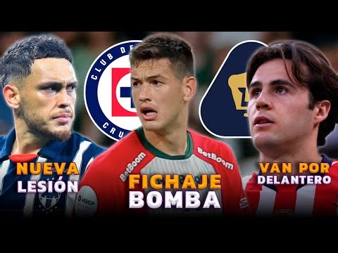 CÉSAR MONTES A CRUZ AZUL | PUMAS ELIGE SEGUNDO DELANTERO | LUCAS OCAMPOS FUERA POR LESIÓN