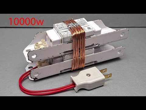 Free Energy 220v and 10000w Electricity For Home Use