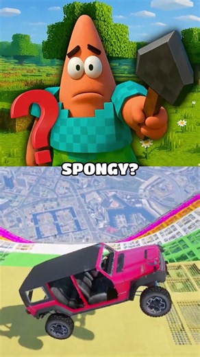 SpongeBob vs Three Hunters 🤯🪄