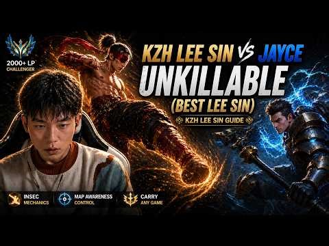 🔴 KZH Lee Sin vs Jayce Jungle - Unkillable (Best Lee Sin) - KZH Lee Sin Guide
