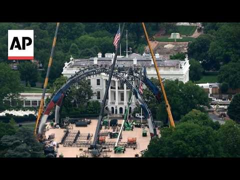 White House erects UFC cage for Trump's birthday and America's 250th anniversary