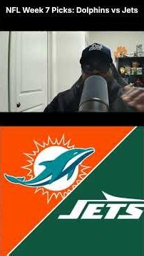 NFL WEEK 7 🏈 DOLPHINS VS JETS | WHO WANTS TO WIN THIS GAME?! 😭