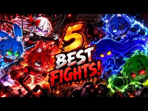 Gacha Reacts to FNAF Combat Moments! 💥👀