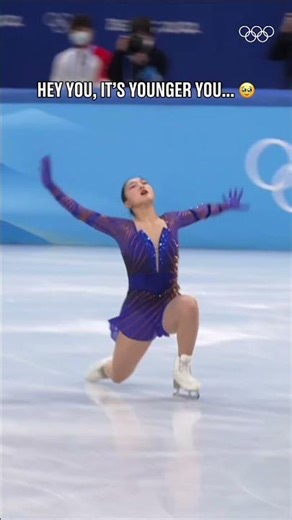 From chasing dreams to becoming them. 💖 #Olympics #FigureSkating #YoungerYou