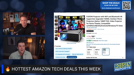 These Amazon tech deals just dropped — with major discounts. We’ve got hidden promo codes that stack at checkout to save you even more money. Plus, we're taking live requests for electronics. Want a deal on something specific? Tell us in the chat. Our deal hunters will find them for you, in real-time. *SHOP THE PRODUCTS FEATURED* https://dealseek.com/rossen (we earn a small commission on each purchase) Download DealSeek for free: https://get.dealseek.com/7xSp/k5axj6n9 *Subscribe* https://www.you
