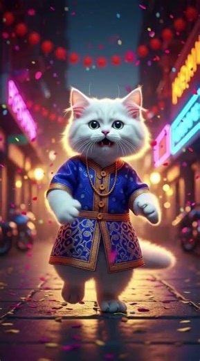 DON’T BLINK 😳 This Dancing Cat Is INSANE! 🐱💃 #shorts