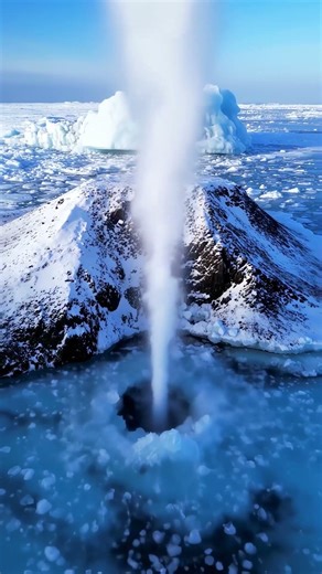 Ice Volcanoes That Explode in Winter