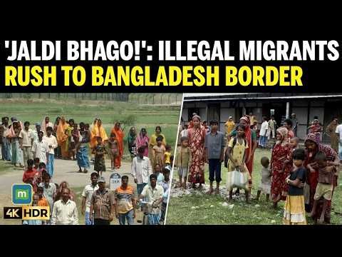 BENGAL BORDER EXPLODES: Thousands Suspected Illegal Migrants Rush Towards B'desh Amid Govt Crackdown