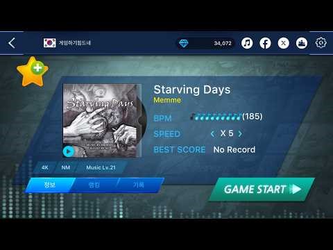 [O2JAM - Music & Game | 4K NM - Lv. 21] Starving Days