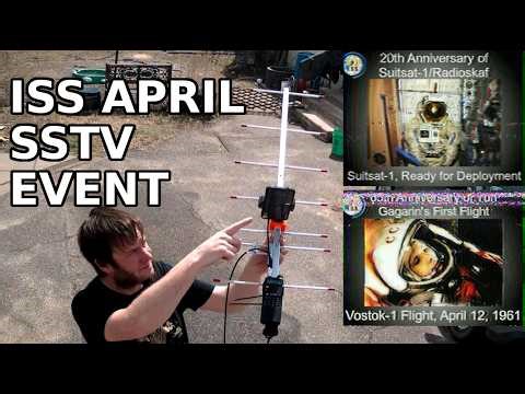 Testing SSTV Reception From The International Space Station - April 2026 Slow Scan Television Event