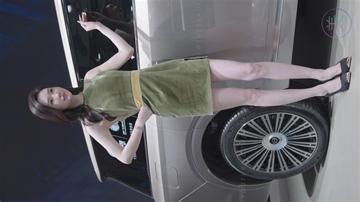 4K 2025廣州車展 網紅美女車模 Chinese Model