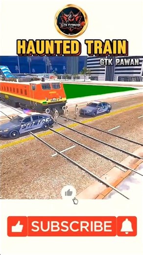 💥🙃 HAUNTED TRAIN VS FRANKLIN 🤯💥IN INDIAN BIKE DRIVING 3D || #shortsfeed #franklin #harshtatsuya