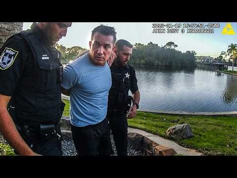 Man Jumps Into Canal Then Calls Himself Stupid on Camera