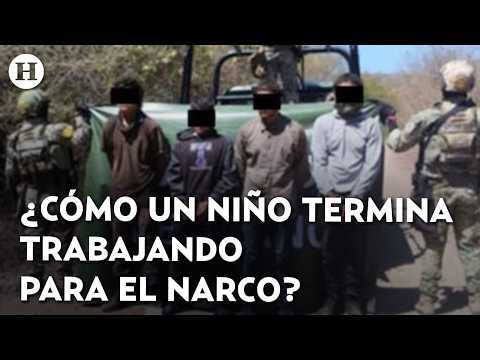 ¡El crimen les roba la infancia! Así es como los adolescentes terminan en manos del narcotráfico