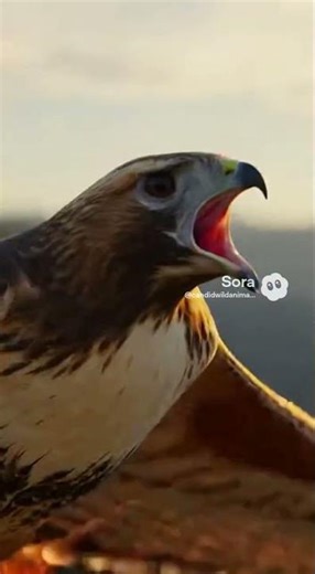 Red-tailed Hawk vs Raven – Wild Bird Fight! 🦅