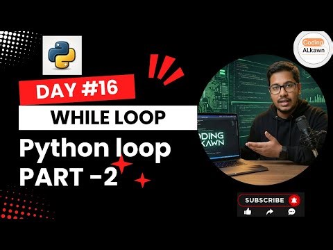 #16 Python While Loop Explained for Beginners | Learn Python Step by Step | Python Tutorial Hindi
