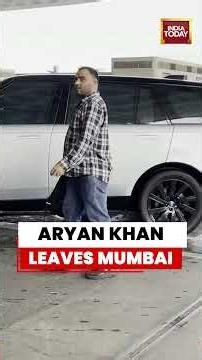 Aryan Khan Airport Look: Shah Rukh Khan's Son Spotted Leaving Mumbai #aryankhan #shahrukh