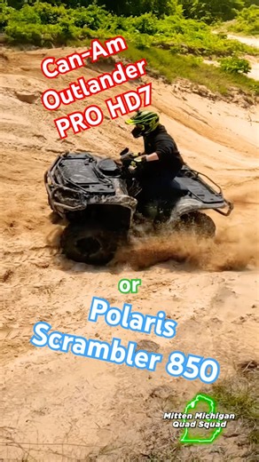 WHO DID IT BETTER? 🤔💨 #canam #polaris #atv #offroad @CANAMOFFROAD @PolarisORV