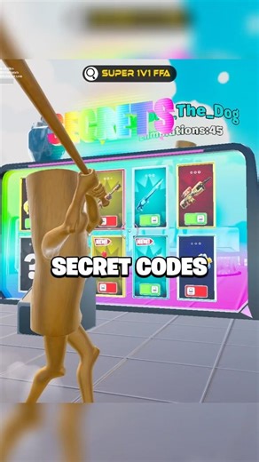 New Secret Codes on Super 1v1 FFA