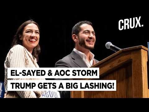 'Largest Attack on Federal Services': AOC, El-Sayed Team Up to Swing Michigan Midterms  | 4k