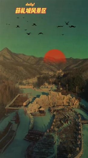 薛礼城风景区#大自然 #见者好运 #康养 #温泉 #休闲度假