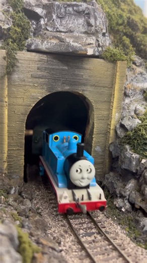 Thomas The Tank Engine Comes Out of the Tunnel