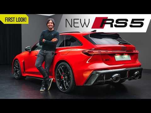 Audi’s NEW RS5 Avant & Sedan! Loud V6 Hybrid Beasts!