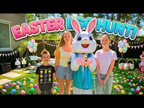 Huge Easter Egg Hunt In Our Backyard!! Who Finds The Golden Egg?!?!