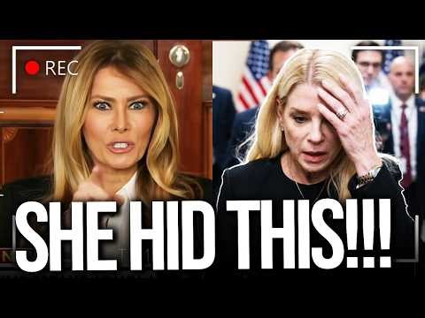 Pam Bondi RUNS as Melania Drops Epstein Truth