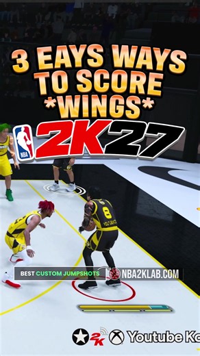 NBA 2K27 Best Ways to Score Wing Builds #2k #2k27 #nba2k #nba2k27 | 2k Build