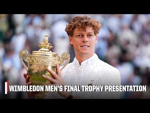 2026 Wimbledon Men’s Final Trophy Presentation | ESPN