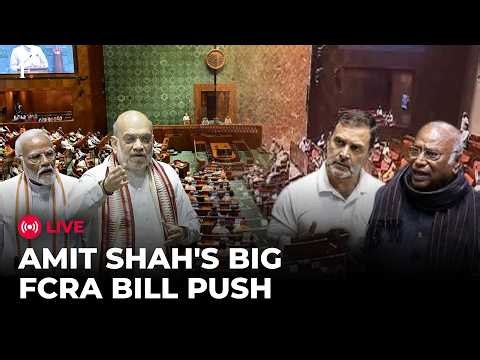 Lok Sabha LIVE | Will Amit Shah Table FCRA Amendment Bill Today? | Rajya Sabha | Parliament