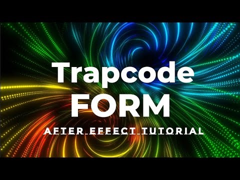 After Effect RG Trapcode Form Tutorial | AE Tutorial 