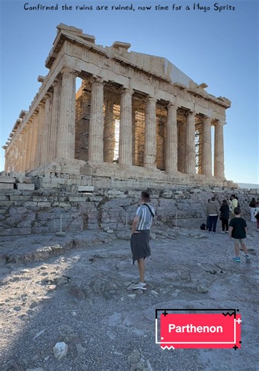 Toured the ancient ruins of the Acropolis that are over 3,000 years old today! #greece #acropolis #parthenon #fyp #travel