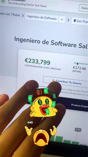 I checked developer salaries in 2026 and I'm not okay 💀 #coding #development #salary
