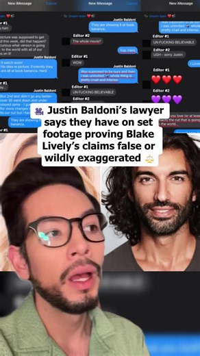 🎥 Justin Baldoni’s lawyer says they have on set footage proving Blake Lively’s claims false or wildly exaggerated ⚖️#blakelively #justinbaldoni #lawsuit #hollywood #clownworld