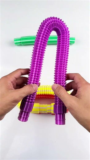 Rainbow Popping TUBES of pop tube ASMR Circle #poptube #satisfyingasmr #sensory #funny #viral