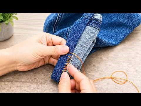 Never Cut Your Jeans! 4 Genius Ways To Shorten Them (Last One Is So Clean)