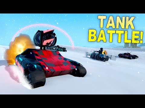 5 Different Tanks have a FREE FOR ALL TANK BATTLE!