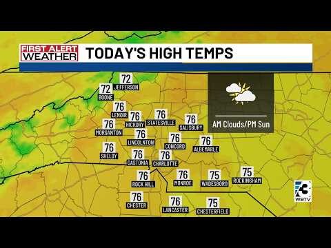 Calm weather returns to the Carolinas this week