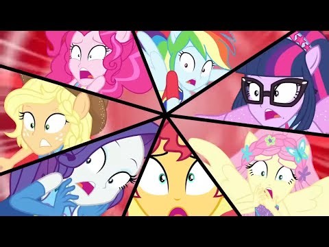 Just Here to Cheer You On! | My Little Pony Equestria Girls | My Little Pony Official Channel