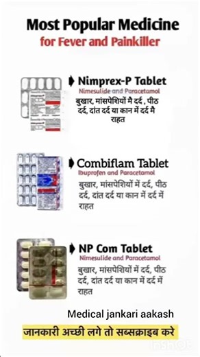Top 3 Medicines for Fever & Pain | Nimprex-P, Combiflam, NP Com Tablet Uses Explained