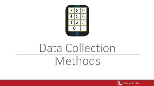 ARM Software Webinar - Data Collection Methods | GDM Solutions, Inc.