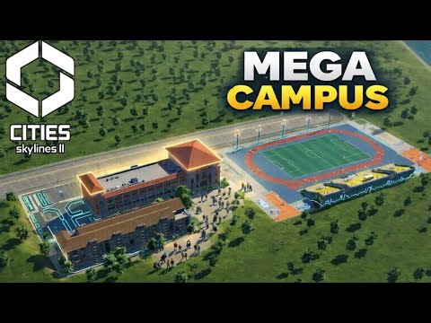 I BUILT MEGA COLLEGE IN MY CITY | CITIES SKYLINES 2 GAMEPLAY 