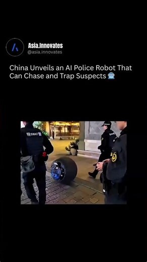 China’s AI Police Robot Is Real 🤖