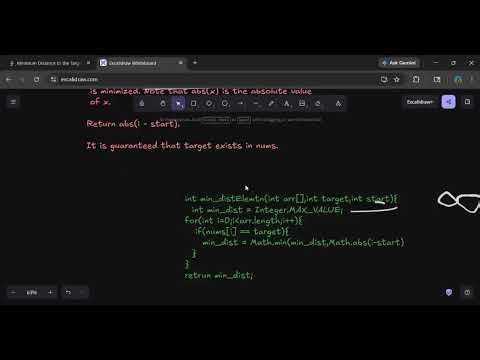 LeetCode Daily Challenge 🔥 Find Target with Minimum Distance | Easy Trick Explained!