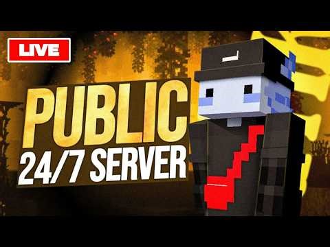 MINECRAFT LIVE PUBLIC SMP 24/7 ! JAVA & BEDROCK / POCKET EDITION #shorts #shortsfeed
