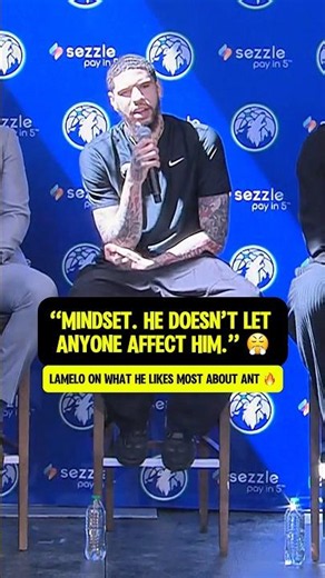 LaMelo shows love to Ant’s mindset 🙌🔥