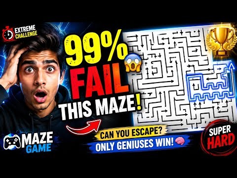 The Hardest Maze Game Ever! Can You Beat It?